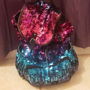 Sequins backpack